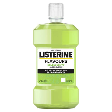 Listerine 250ml Mild & Minty Mouthwash - Intamarque 3574661684291