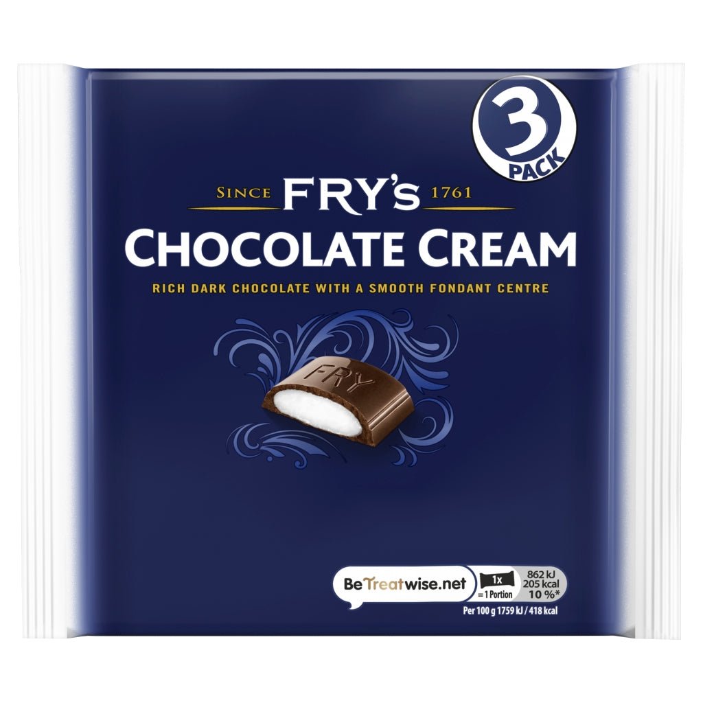Frys Chocolate Cream 3 Pack 147G - Intamarque - Wholesale 7622210400970