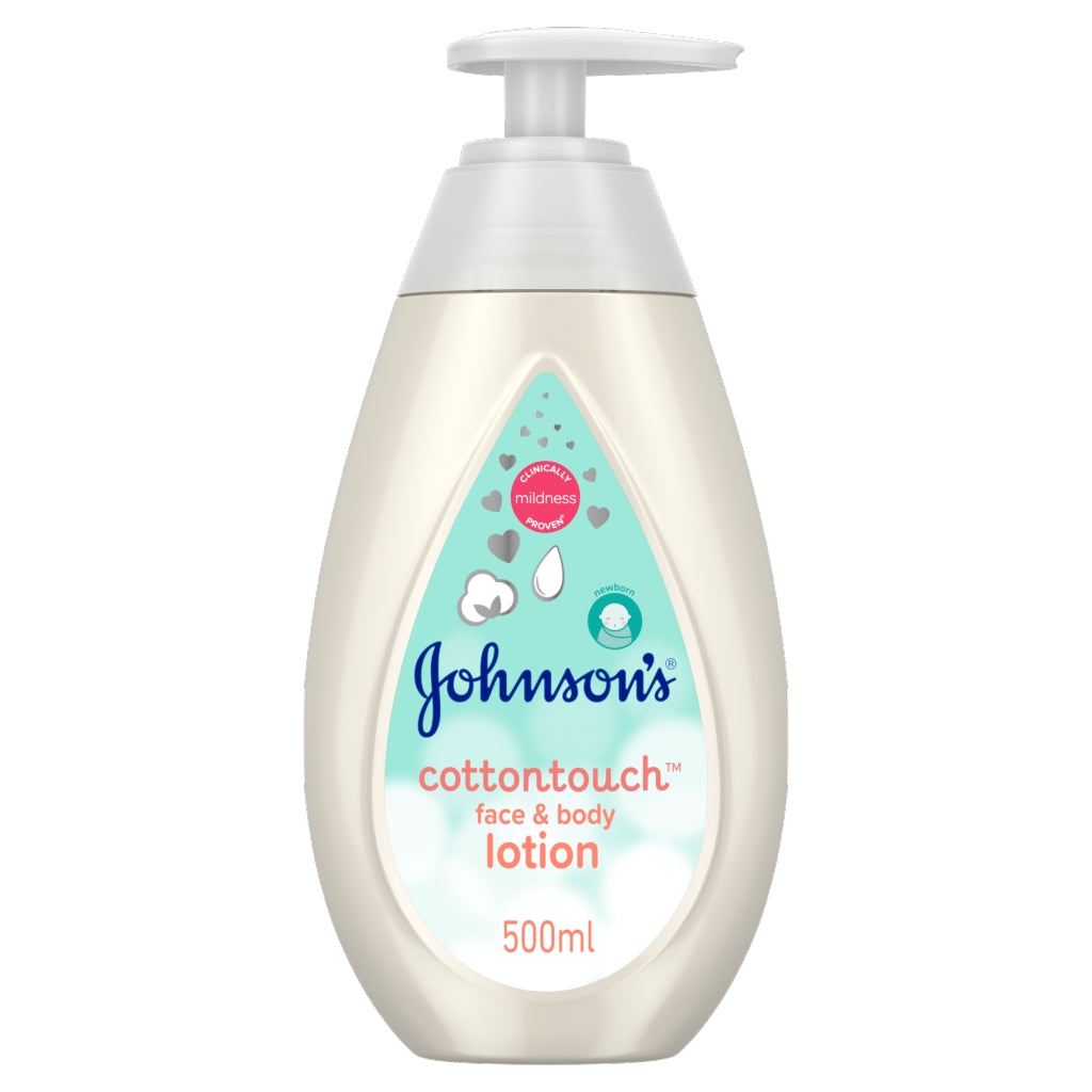 Johnsons Face & Body Lotion 500ml Cottontouch 6x2