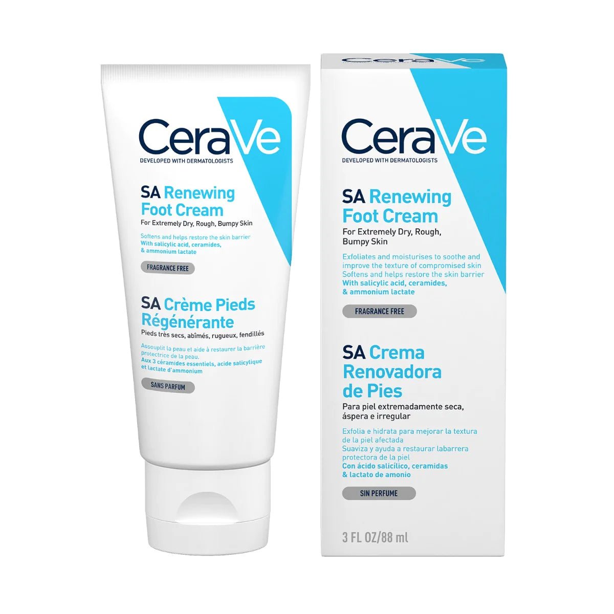 Cerave 88ml SA Renewing Foot Cream - Intamarque - Wholesale 3337875597296