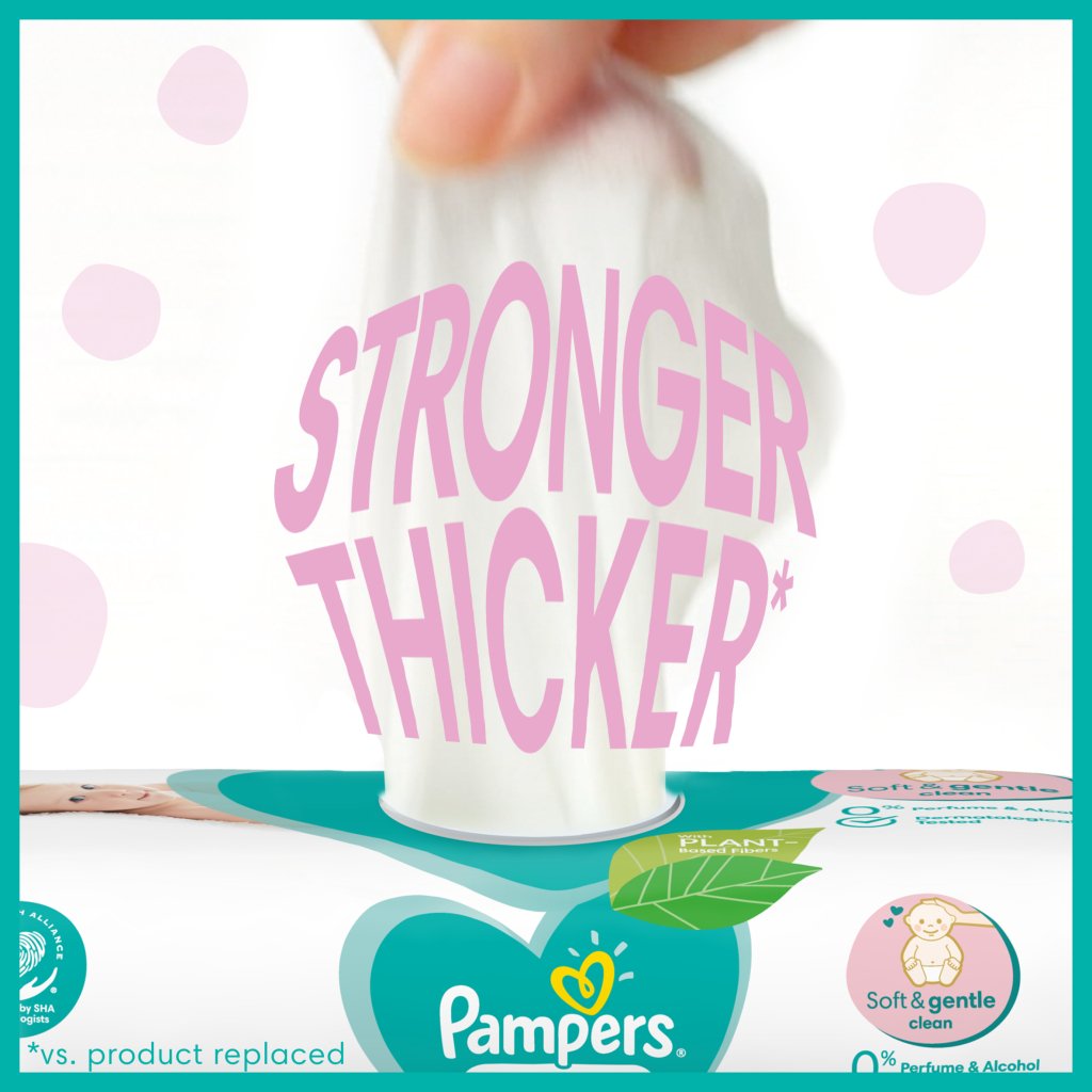 Pampers Baby Wipes Sensitive 2x52 - Intamarque - Wholesale 8001841062334