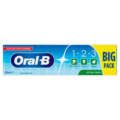 Oral B Toothpaste 123 Extra Fresh - Intamarque - Wholesale 8006540948330