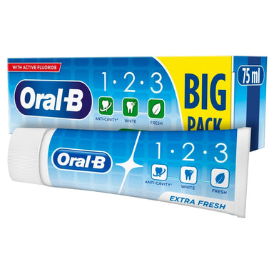 Oral B Toothpaste 123 Extra Fresh - Intamarque - Wholesale 8006540948330