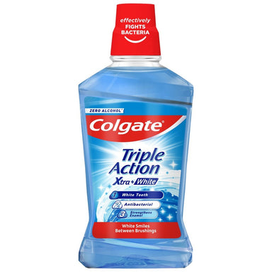 Colgate Mouth Rinse 500ml Triple Action Xtra White - Intamarque - Wholesale 8718951596771