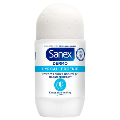 Sanex Deodorant Roll On Dermo Hypoallergenic 50ml - Intamarque - Wholesale 8718951610927
