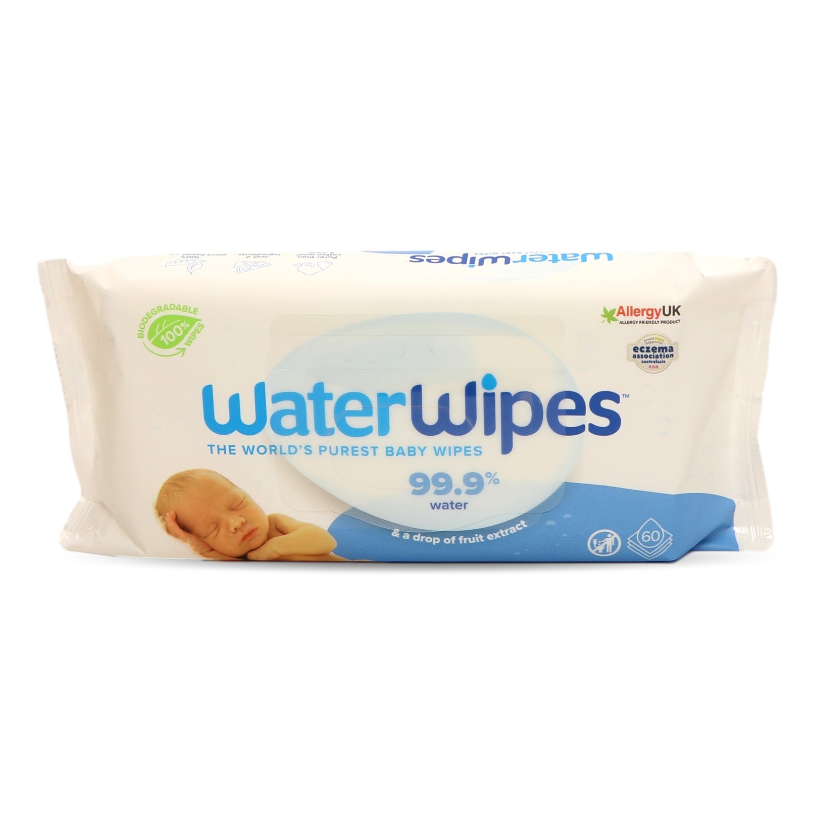 Waterwipes Bio Baby Wipes 60's Sensitive