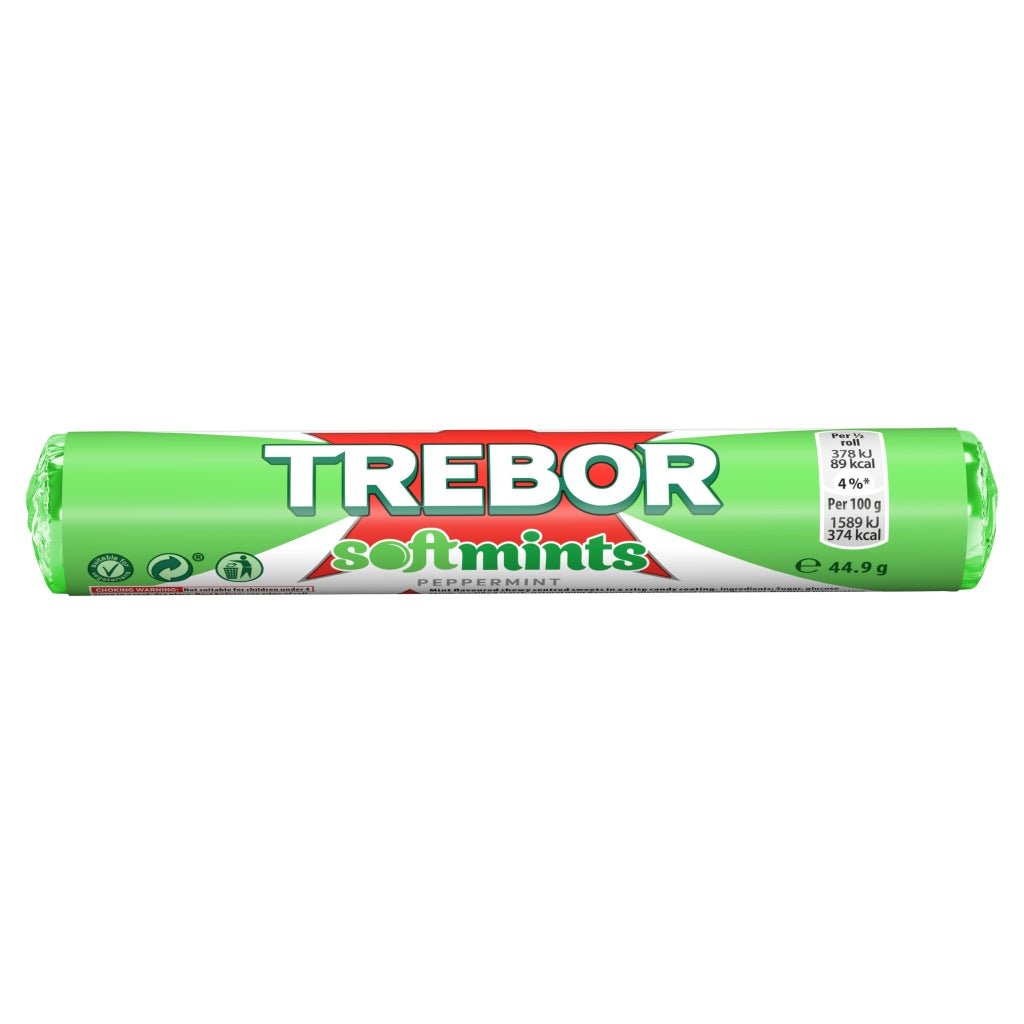 Trebor Softmints Peppermint Roll Roll 44.9g - Intamarque - Wholesale 0000050105090