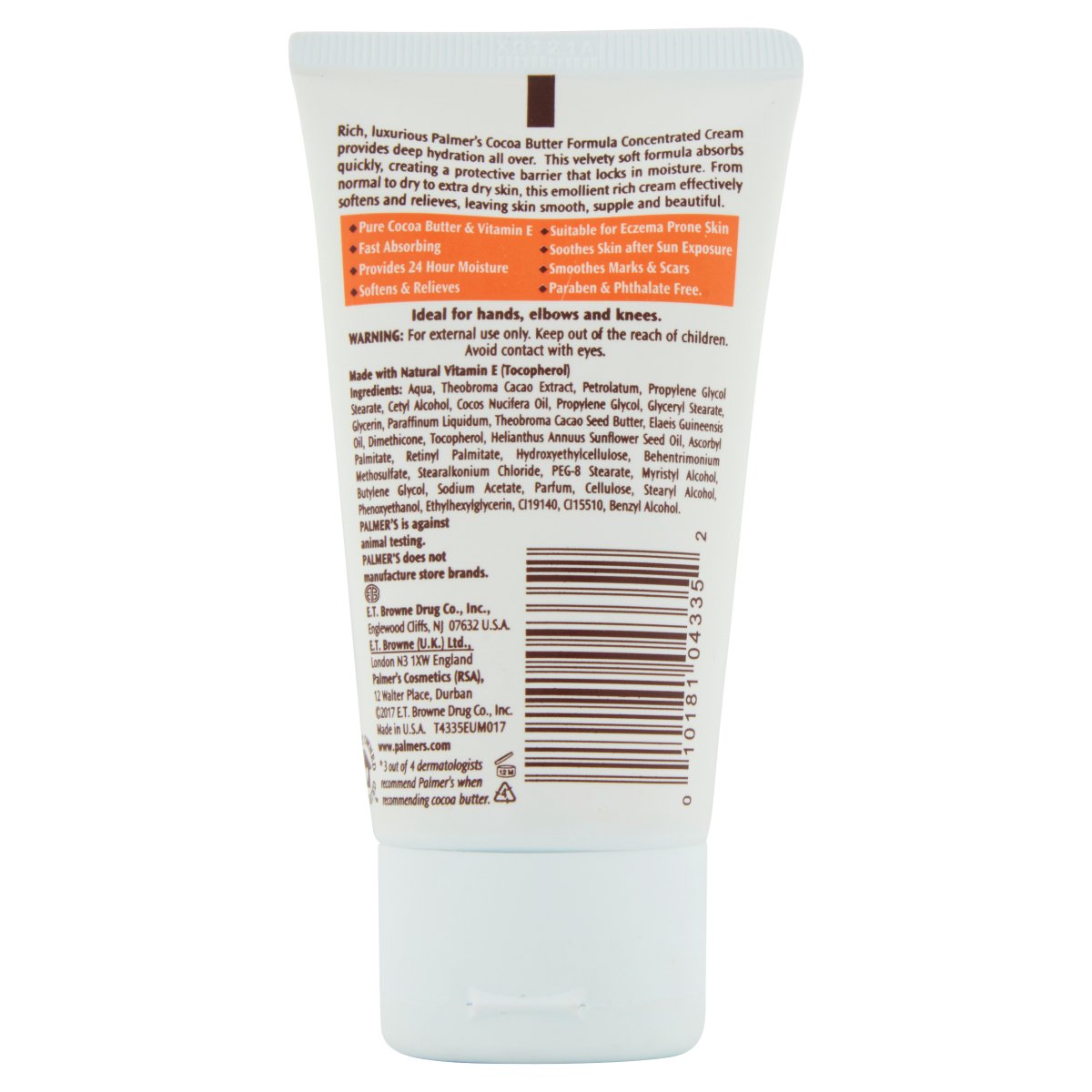 Palmer's Cocoa Butter Cream Concentrated 60g - Intamarque - Wholesale 0010181043352