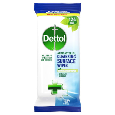 Dettol Surface Cleanser Wipes Original 126s - Intamarque - Wholesale 0501141756368