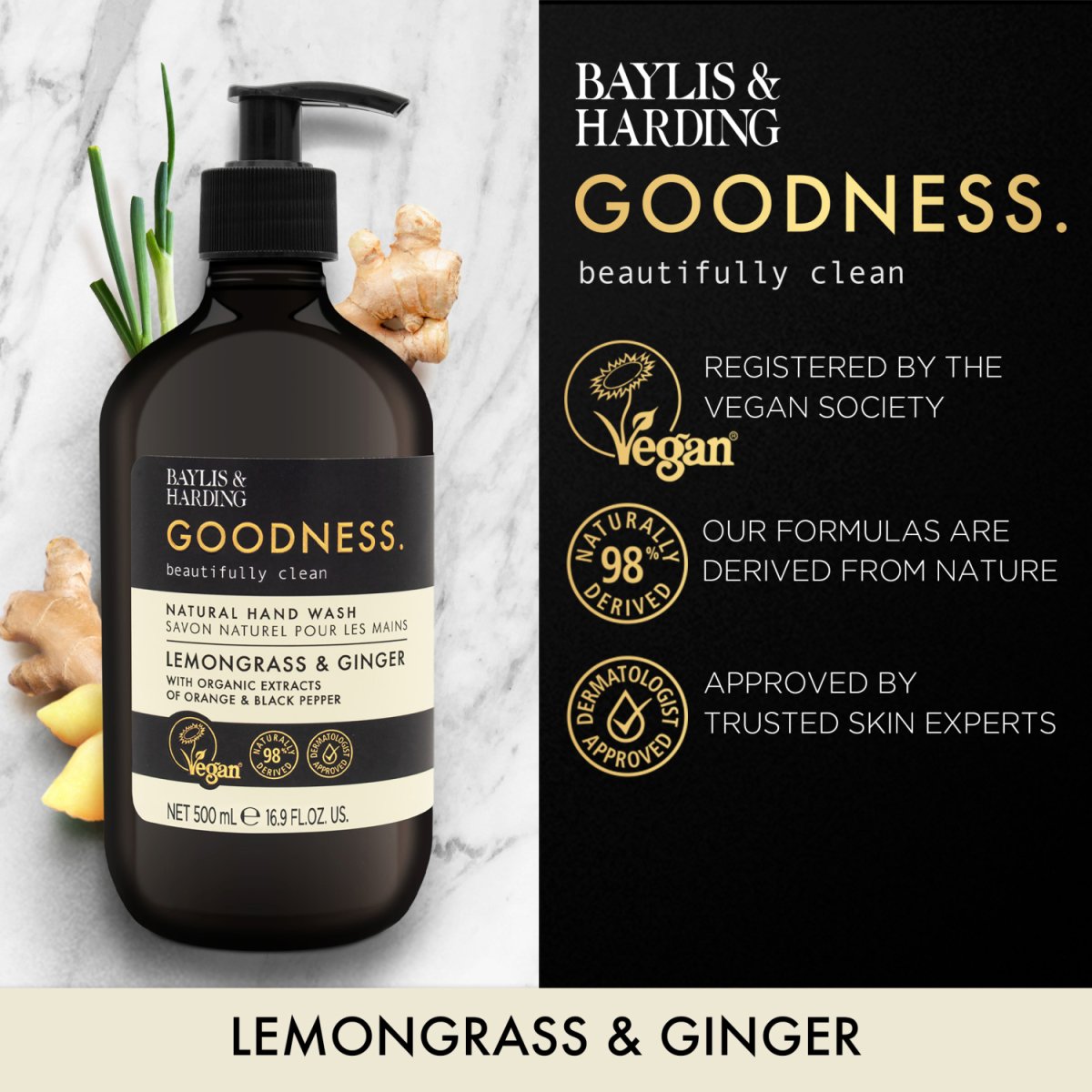 Baylis & Harding Goodness Lemongrass Handwash - Intamarque - Wholesale 17854100169