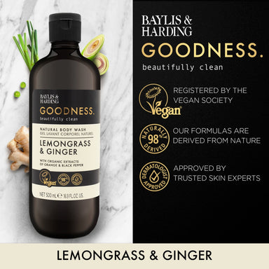 Baylis & Harding Goodness Lemongrass Body Wash - Intamarque - Wholesale 17854100206