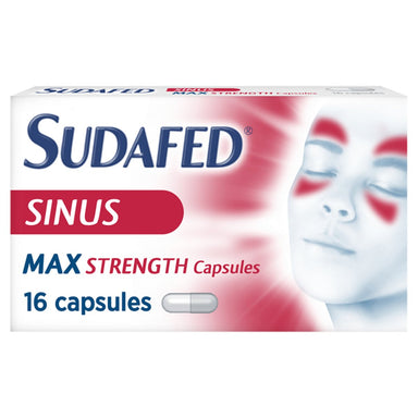 Sudafed 16s Sinus Capsules Max Strength - Intamarque - Wholesale 3574661186962