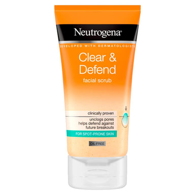 Neutrogena Clear+Defend Facial Scrub - Intamarque 3574661332505
