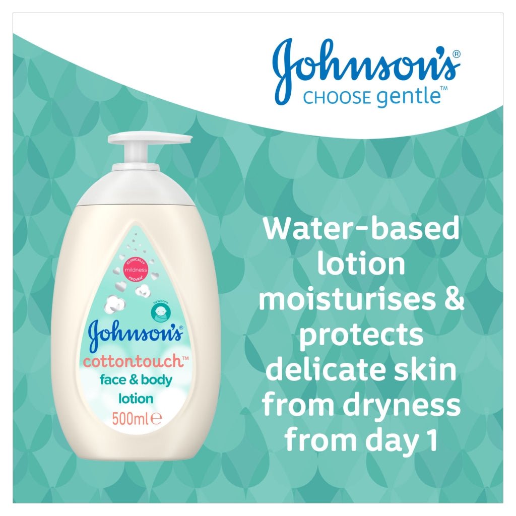Johnsons Face & Body Lotion 500ml Cottontouch 6x2 - Intamarque - Wholesale 3574661427805