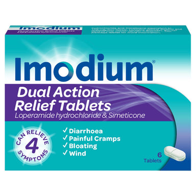 Imodium Dual Action Tabs 6s UK - Intamarque - Wholesale 3574661609423