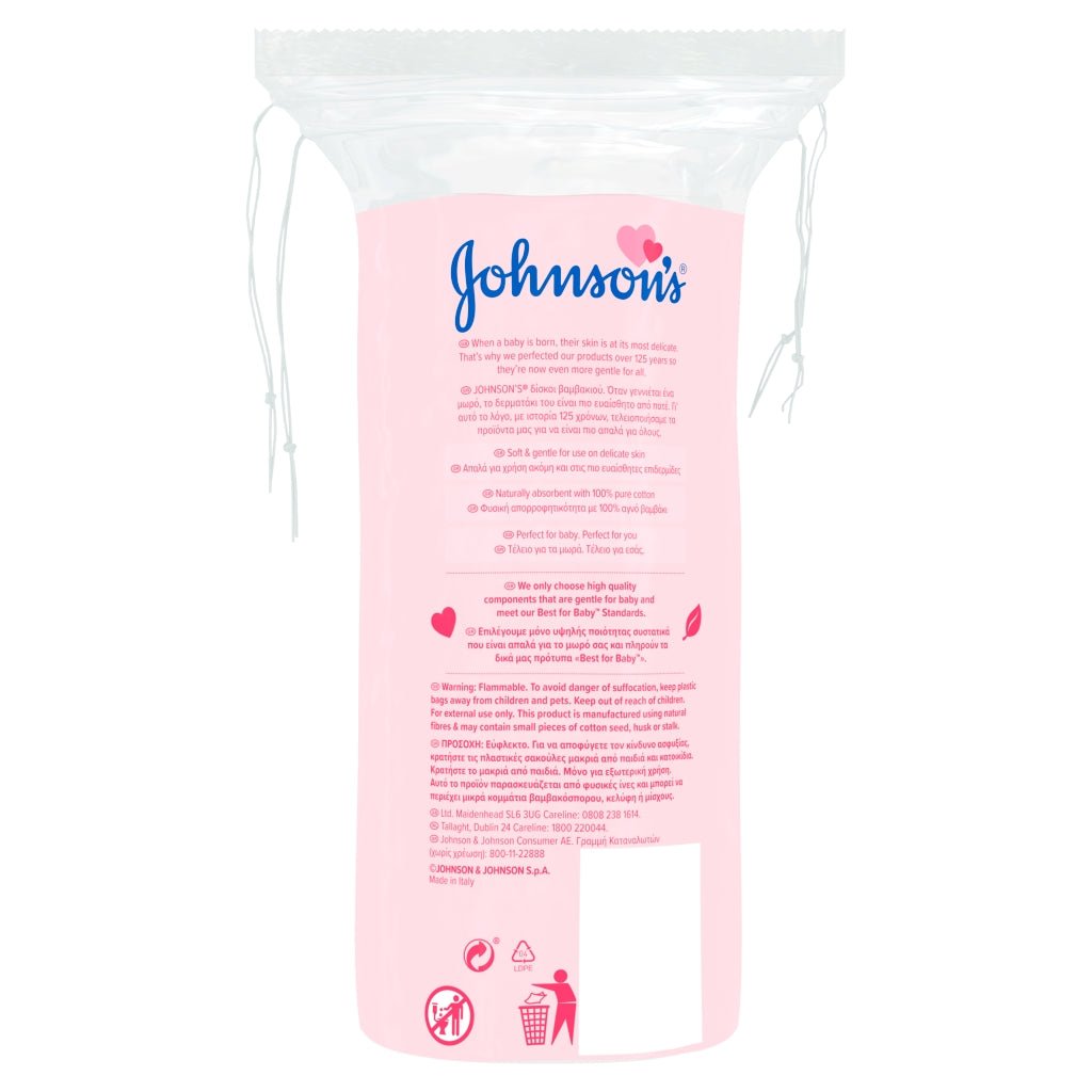 Johnsons Baby Cotton Pads - Intamarque 3574669907095