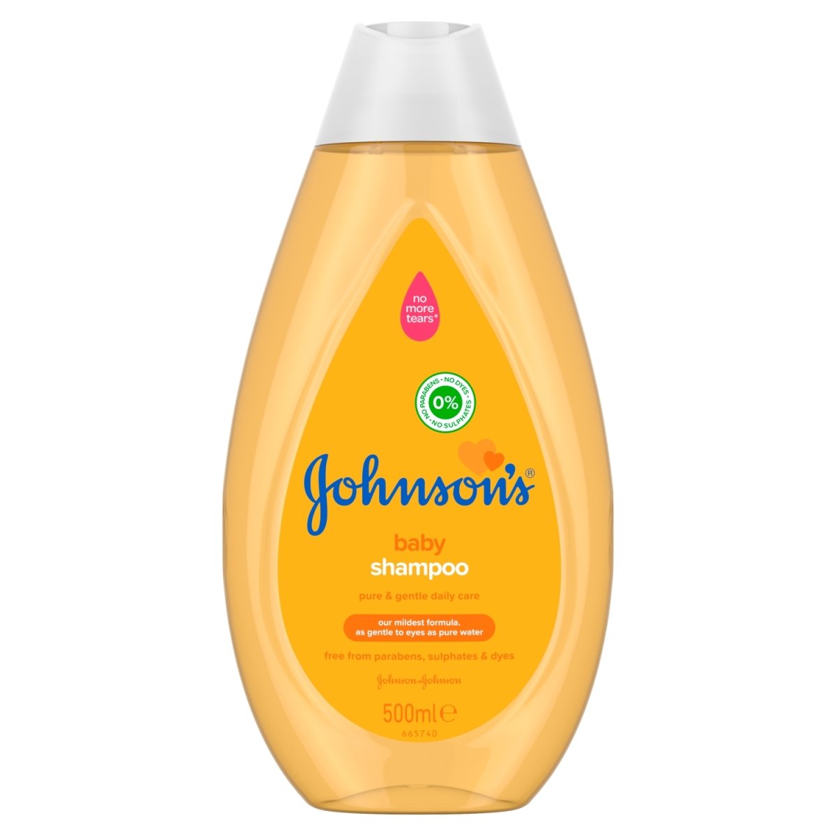 Johnsons Baby 500ml Shampoo Regular Gold - Intamarque 3574669907903
