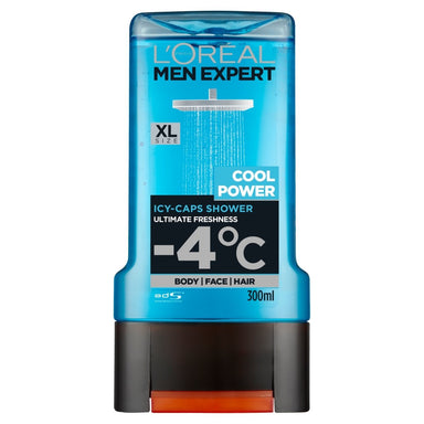 L'Oreal Men Shower Gel Cool Power 300ml - Intamarque 3600523232543