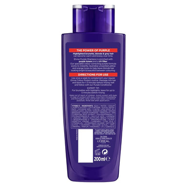 L'Oreal Elvive Colour Protect Anti-Brassiness Purple Shampoo 200ml - Intamarque - Wholesale 3600523682768
