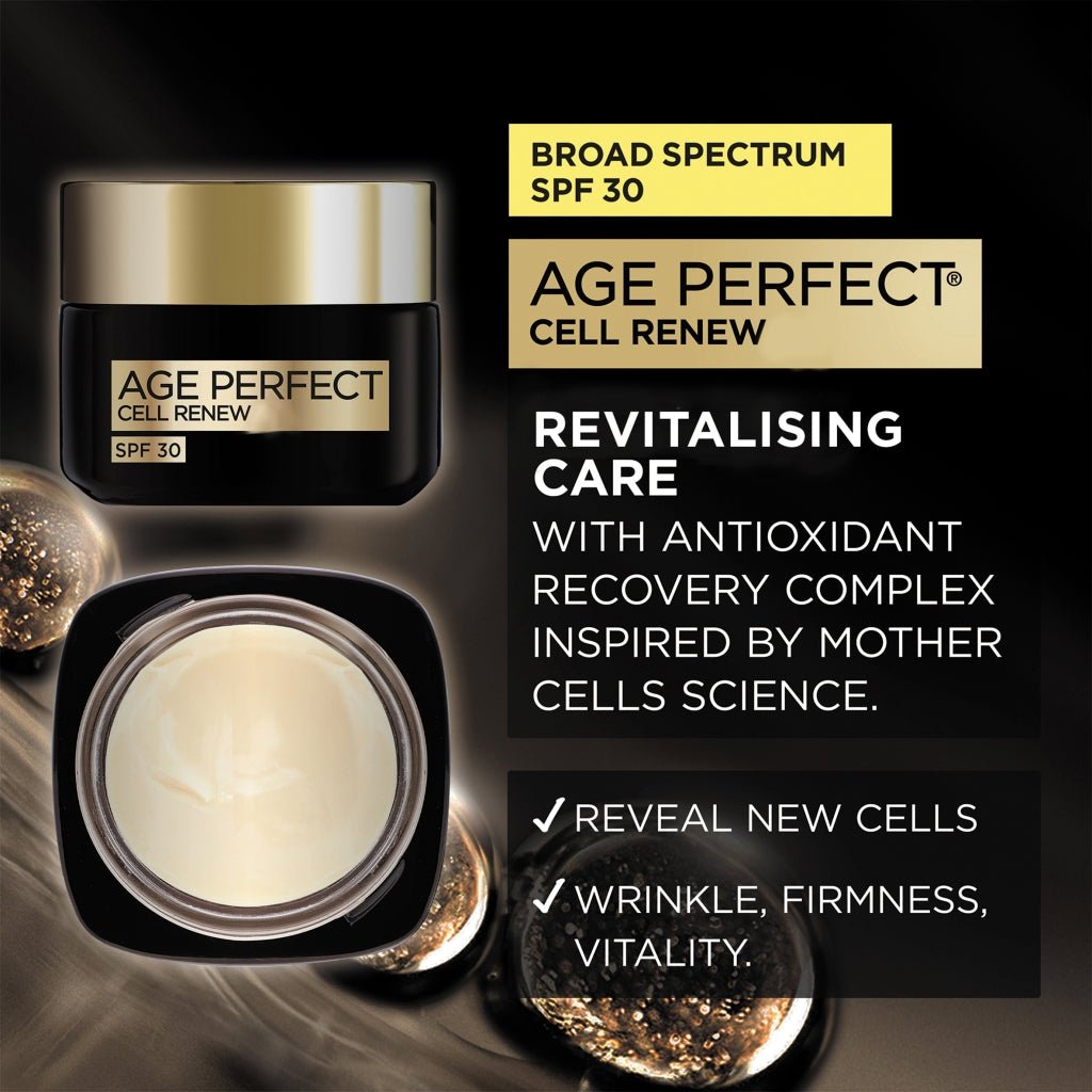 L'Oreal Age Perfect Cell Renew Day Cream Spf 30 50Ml - Intamarque 3600524013370