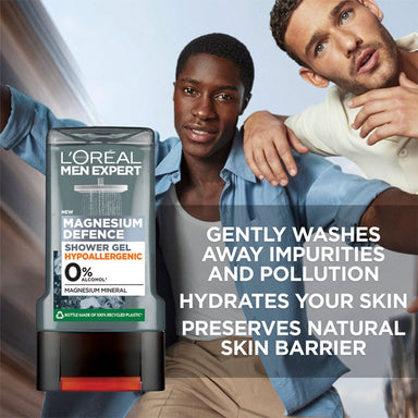 L'Oreal Men Expert Shower Gel 300Ml Magnesium Hypoallergenic - Intamarque 3600524030117