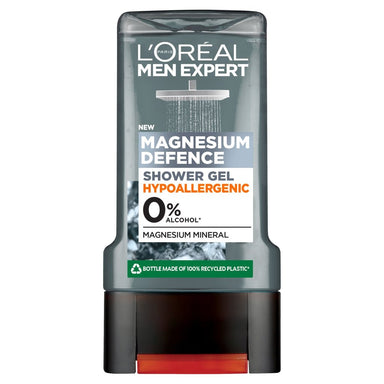 L'Oreal Men Expert Shower Gel 300Ml Magnesium Hypoallergenic - Intamarque 3600524030117