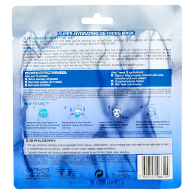 Garnier Moisture Bomb Tissue Mask (Fatigued Skin -Lavender) - Intamarque - Wholesale 3600542066129