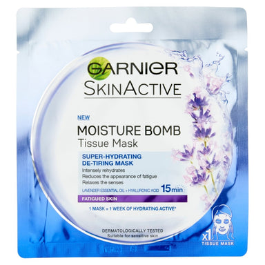 Garnier Moisture Bomb Tissue Mask (Fatigued Skin -Lavender) - Intamarque - Wholesale 3600542066129