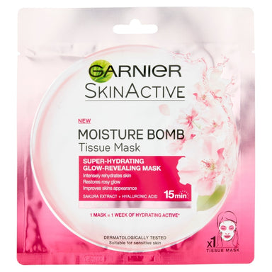 Garnier Moisture Bomb Tissue Mask (Dull Skin -Sakura) - Intamarque - Wholesale 3600542066136