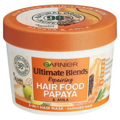 Garnier Ultimate Blends Hair Food Papaya & Amla 3in1 Mask 390ml - Intamarque - Wholesale 3600542231565