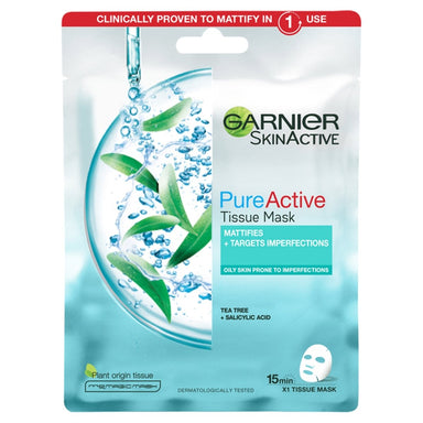 Garnier Pure Active Tissue Mask - Intamarque 3600542368810