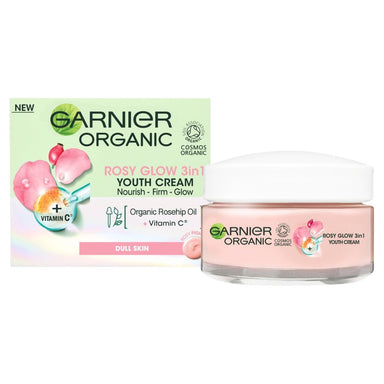 Garnier Organic Rosy Glow Cream 50Ml - Intamarque 3600542397605