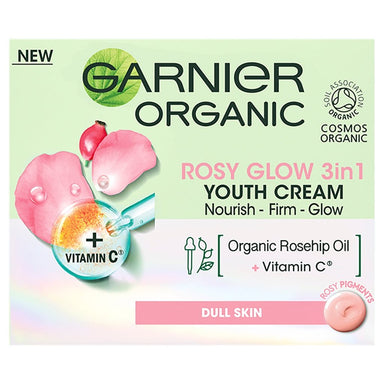 Garnier Organic Rosy Glow Cream 50Ml - Intamarque 3600542397605