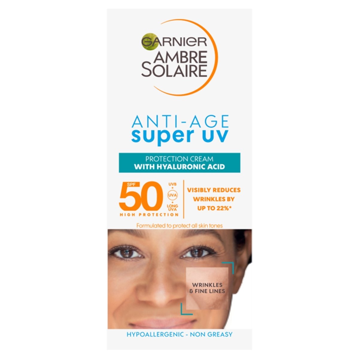 Ambre Solaire Super UV Anti-age Face Protection Cream SPF50+ Tube 50ml - Intamarque 3600542397704