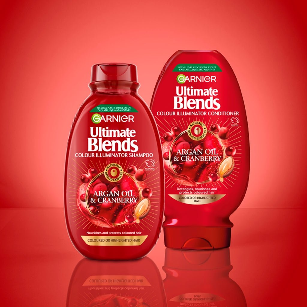 Garnier Ultimate Blends Core Argan & Cranberry Shampoo 400ml - Intamarque 3600542463089