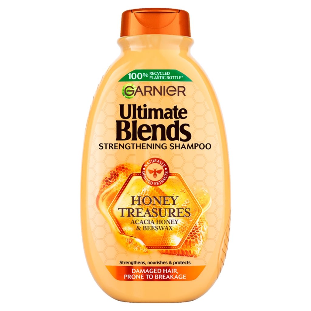 Garnier Ultimate Blends Honey Treasures Shampoo 400ml - Intamarque 3600542463096