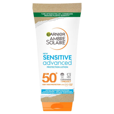 Garnier Ambre Solaire Sensitive Advanced Milk Tube Spf50 175Ml - Intamarque 3600542511643