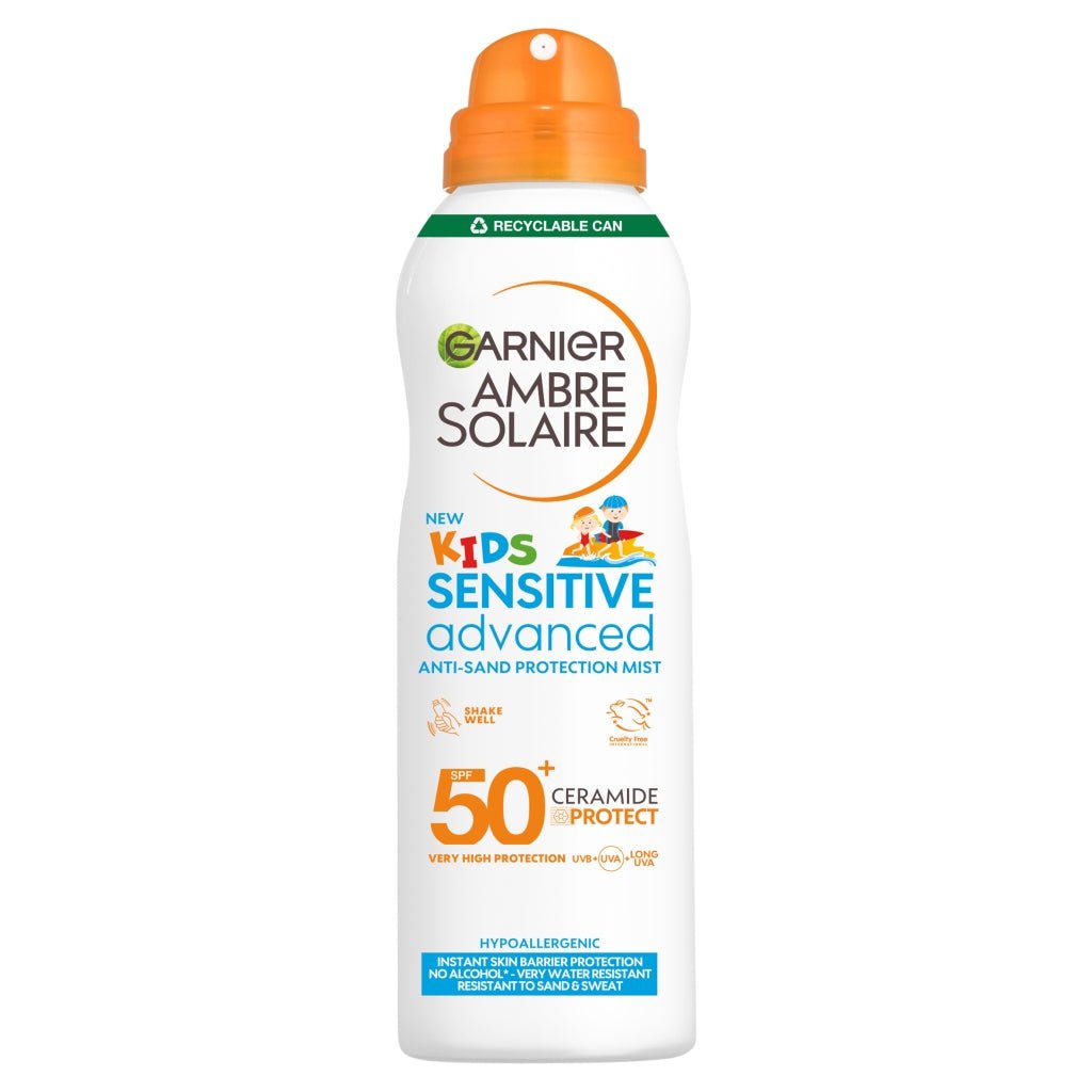 Garnier Ambre Solaire Sensitive Advanced Kids Anti Sand Mist Spf50 150Ml - Intamarque - Wholesale 3600542512930