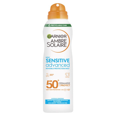 Garnier Ambre Solaire Sensitive Advanced Mist Spf50 150Ml - Intamarque 3600542512961