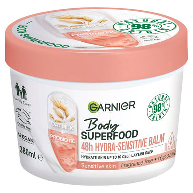 Garnier New! Body Superfood Oatmilk Hypoallergenic (Dry, Sensitive Skin) 380Ml - Intamarque 3600542545082