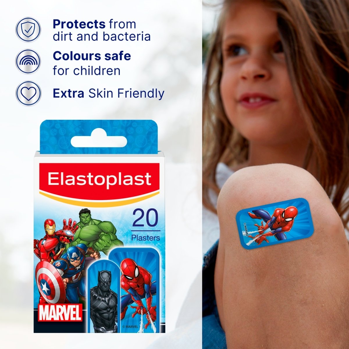 Elastoplast Kids Plaster Marvel Avengers - Intamarque 4005800268090