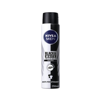 Nivea Deo 250ml Black & White Invisible for Men - Intamarque - Wholesale 4005900036490