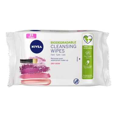 Nivea Bio Wipes Dry Skin 6x25s - Intamarque 4005900952189