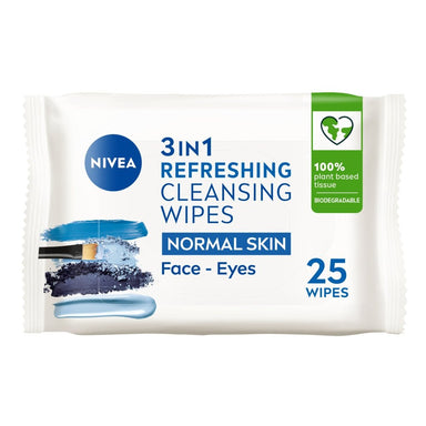 Nivea Cleansing Wipes 25Pcs Normal Skin - Intamarque - Wholesale 4005900952196