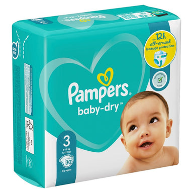 Pampers Baby Dry Size 3 Carry Pack 30s - Intamarque - Wholesale 4015400601876