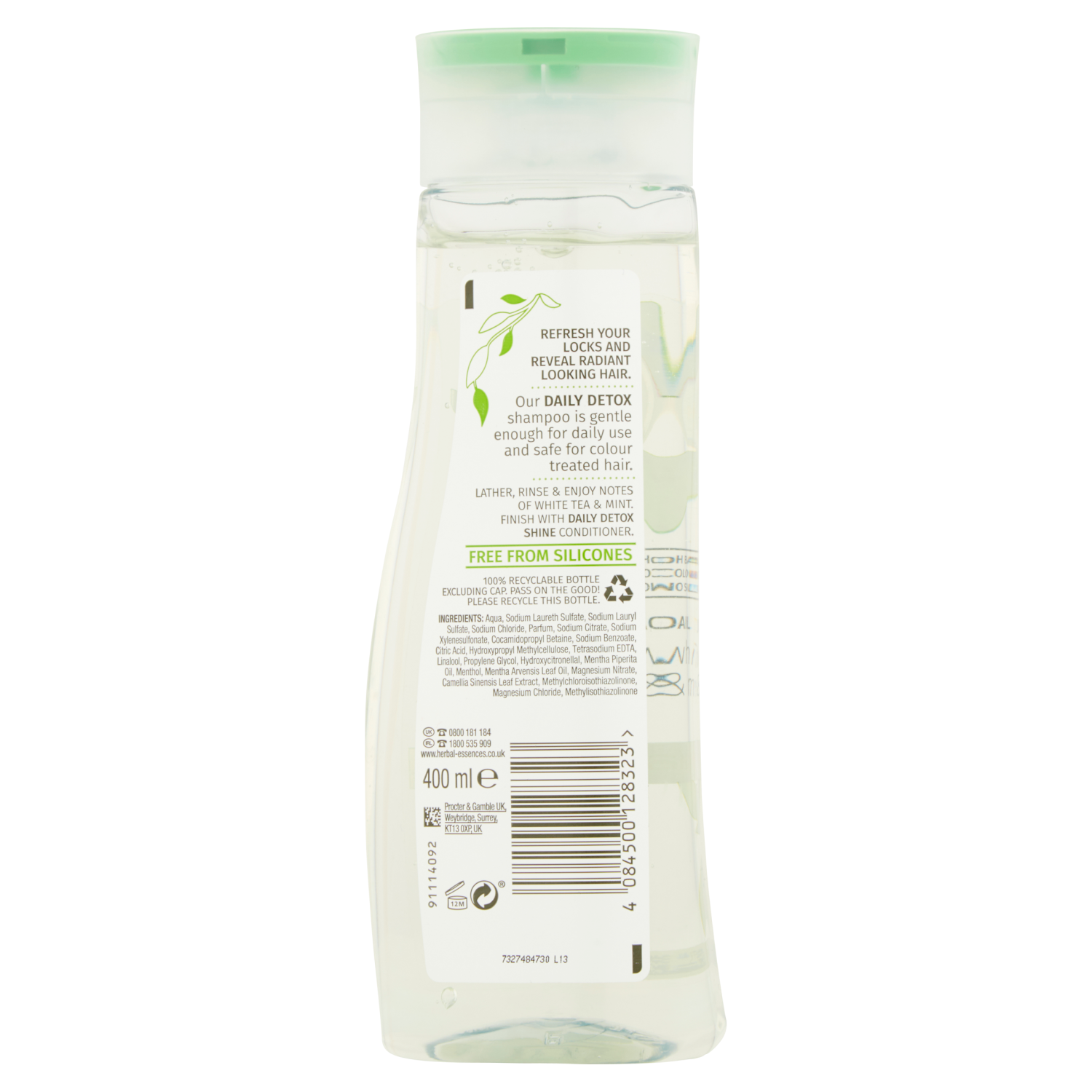 Herbal Essences Shampoo 400ml Detox Shine