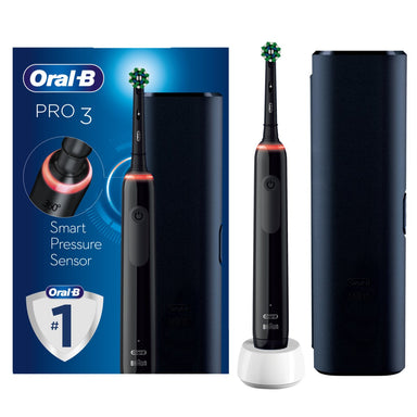 Oral B Pro 3 3500 Cross Action T/Brush (Black) - Intamarque - Wholesale 4210201337522