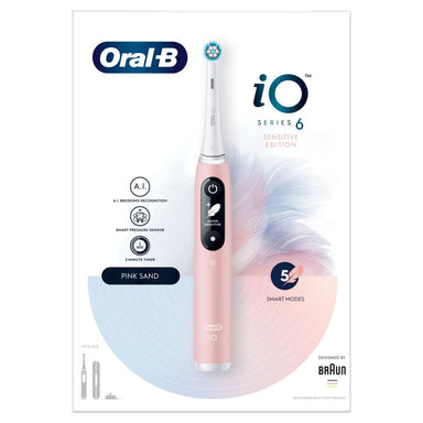 Oral B Io6 Pink Sand Electric Toothbrush - Intamarque - Wholesale 4210201376781