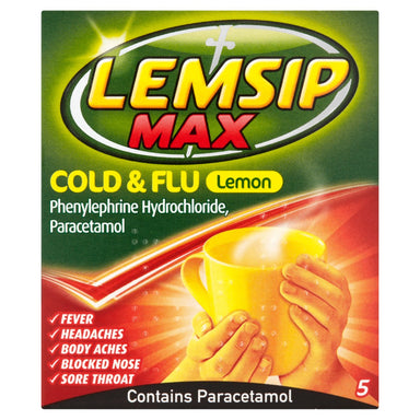 Lemsip Max Cold & Flu Lemon Sachets (med) - Intamarque - Wholesale 5000158063945