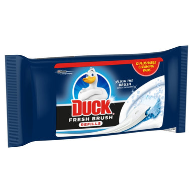 Toilet Duck Fresh Brush Refill- Flushable Clean Pads - Intamarque 5000204885095